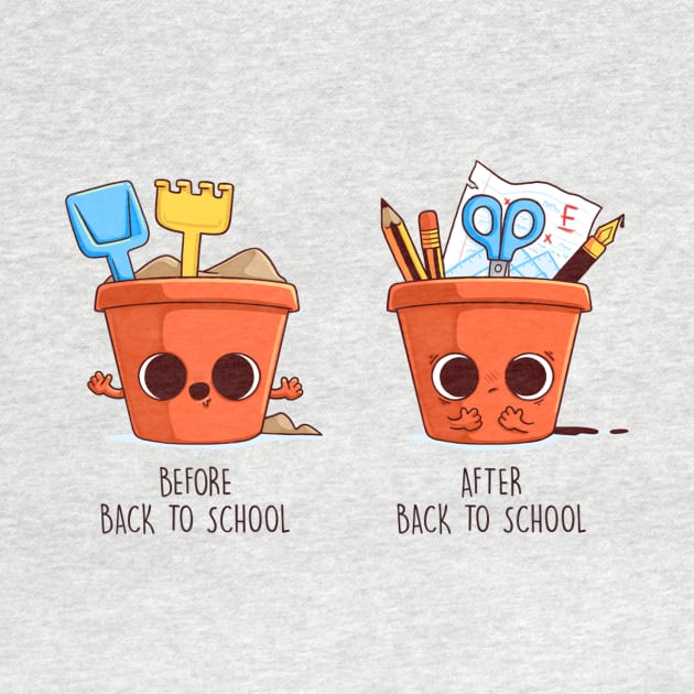 Before and After Back to School (bucket) by Naolito